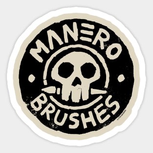 Manero Brushes Original Logo Sticker